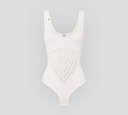 Elisabetta Franchi - BODY SIN MANGAS EN VISCOSA CON TRANSPARENCIAS