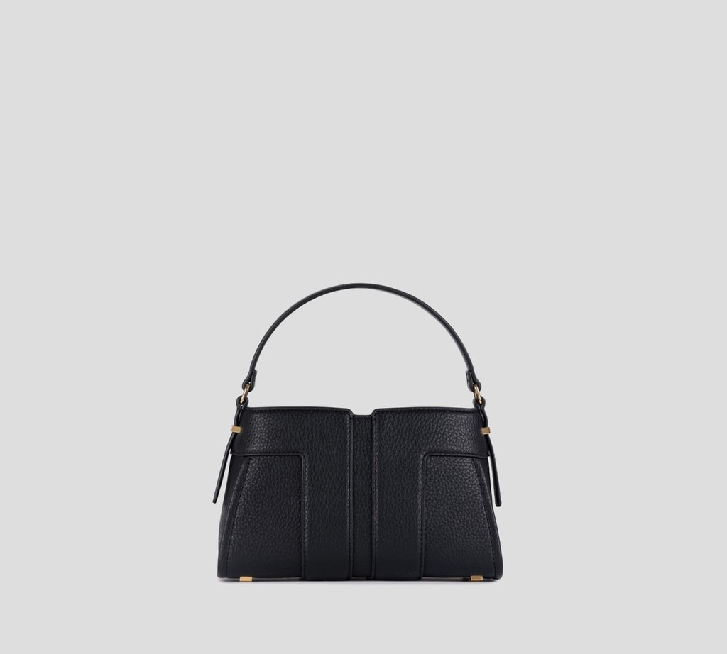 Elisabetta Franchi - CARTERA PEQUEÑA EN CUERO SINTÉTICO CON LOGO EN RELIEVE Y TIRA REMOVIBLE