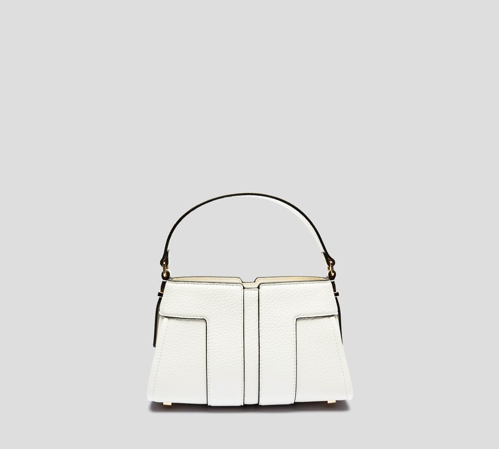 Elisabetta Franchi - CARTERA PEQUEÑA EN CUERO SINTÉTICO CON LOGO EN RELIEVE Y TIRA REMOVIBLE