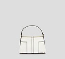 Elisabetta Franchi - CARTERA PEQUEÑA EN CUERO SINTÉTICO CON LOGO EN RELIEVE Y TIRA REMOVIBLE