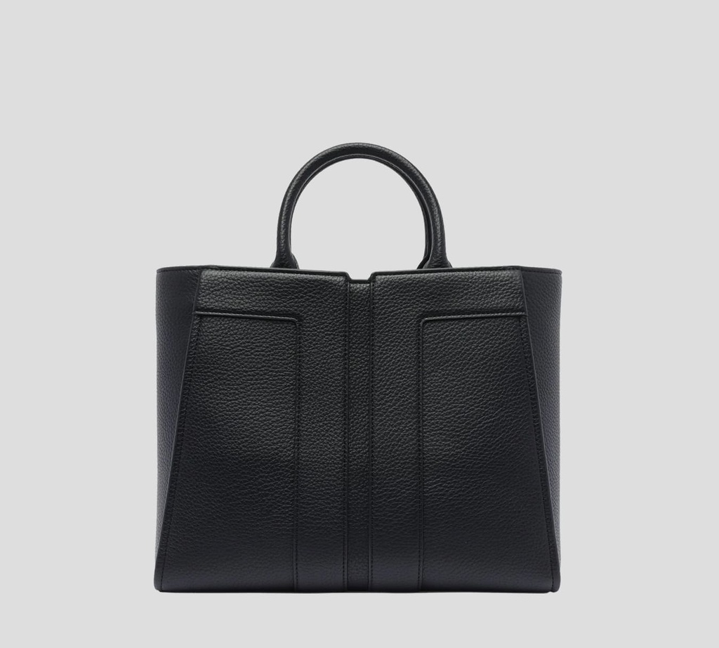 Elisabetta Franchi - CARTERA GRANDE EN CUERO SINTÉTICO CON LOGO EN RELIEVE Y TIRA REMOVIBLE