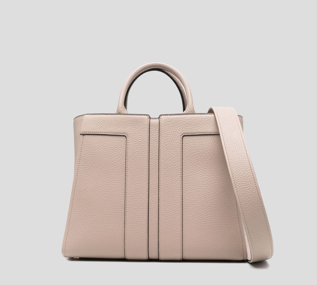 Elisabetta Franchi - CARTERA GRANDE EN CUERO SINTÉTICO CON LOGO EN RELIEVE Y TIRA REMOVIBLE