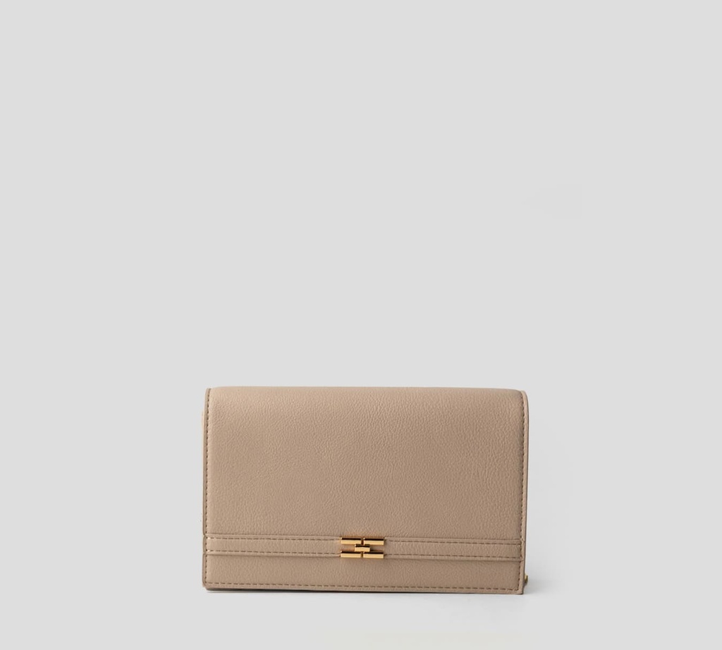 Elisabetta Franchi - CARTERA DE MANO MARRON CHARO