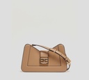 Elisabetta Franchi - CARTERA MARRON CLARO CON CORREA