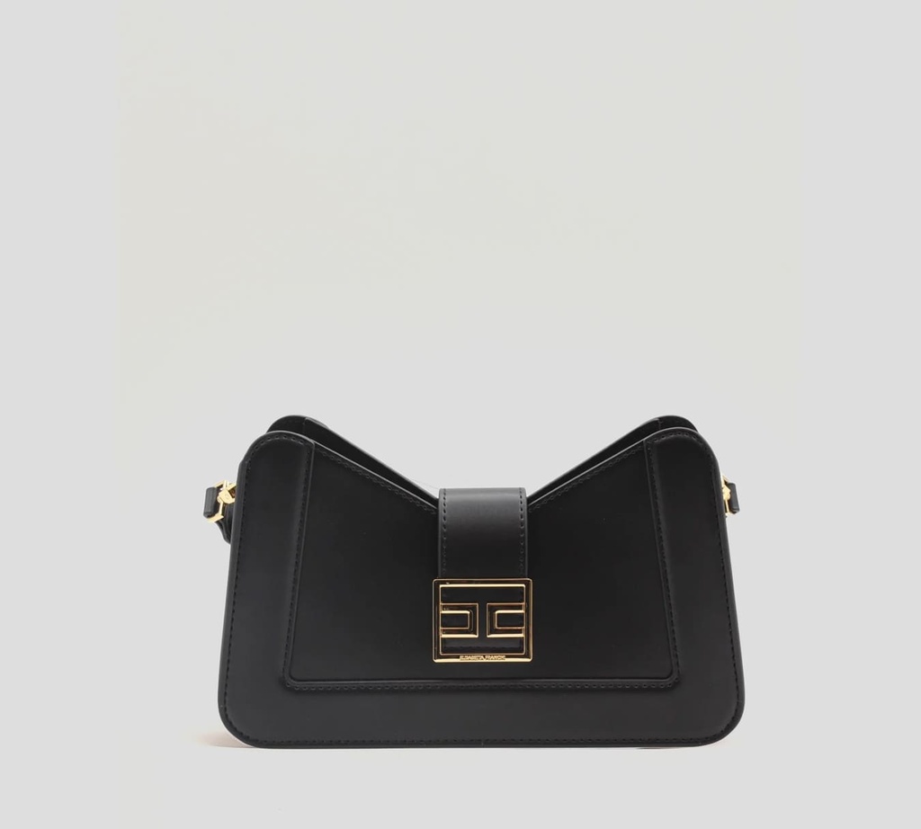 Elisabetta Franchi - CARTERA MINI CON CORREA Y BROCHE DE LOGO