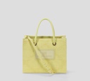 Elisabetta Franchi - CARTERA CUADRADA PEQUEÑA TEXTURIZADA CON PATRÓN BORDADO