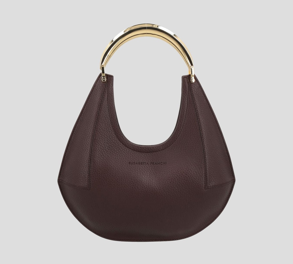 Elisabetta Franchi - CARTERA HOBO CON ASA METÁLICA
