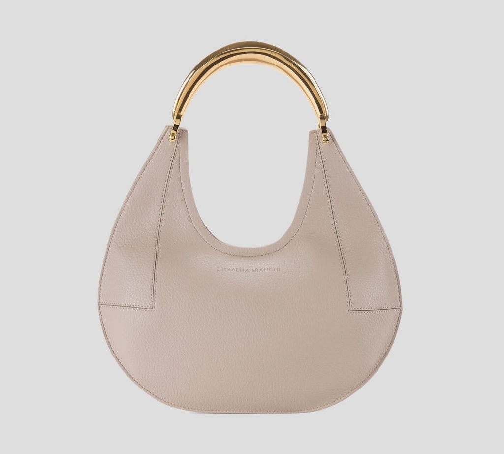 Elisabetta Franchi - CARTERA HOBO CON ASA METÁLICA