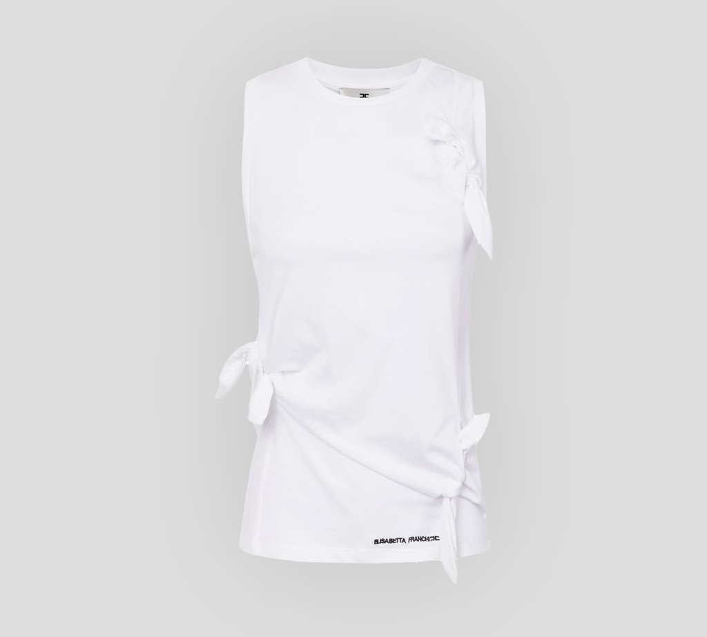 Elisabetta Franchi - FRANELA SIN MANGAS CON LAZOS