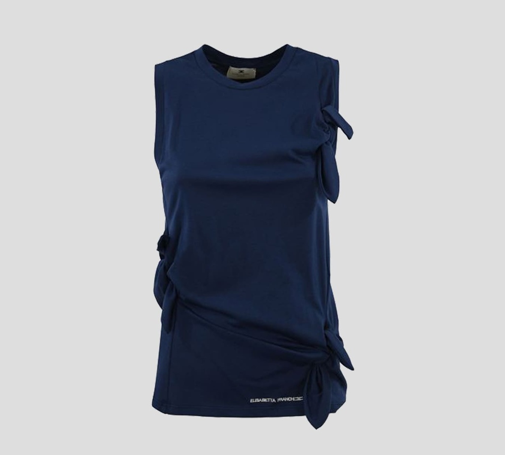 Elisabetta Franchi - FRANELA SIN MANGAS CON LAZOS