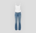 Elisabetta Franchi - JUMPSUIT DE BLUSA Y JEAN CON FRANJAS LATERALES