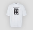 Dsquared2 - FRANELA CUELLO REDONDO CON ESTAMPADO DE LUCHADORES