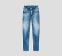 Dsquared2 - BLUE JEAN CORTE RECTO CON SALPICADURA DE PINTURA