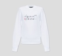 Dsquared2 - SWEATER CLÁSICO CUELLO REDONDO BLANCO BABES