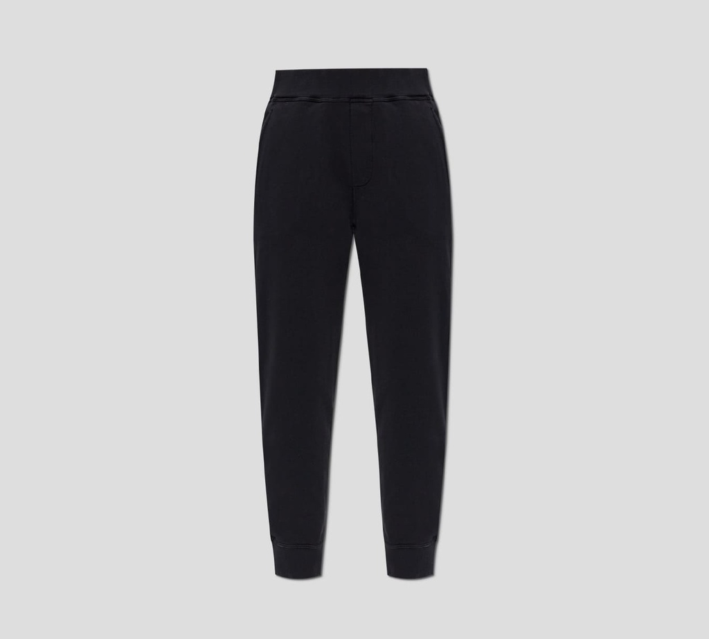 Dsquared2 - MONO JOGGER NEGRO BASICO CON LOGO SCRIPT ESTAMPADO EN PARTE TRASERA