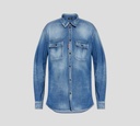 Dsquared2 - CAMISA MANGA LARGA DE JEAN CON DOBLE BOLSILLO FRONTAL