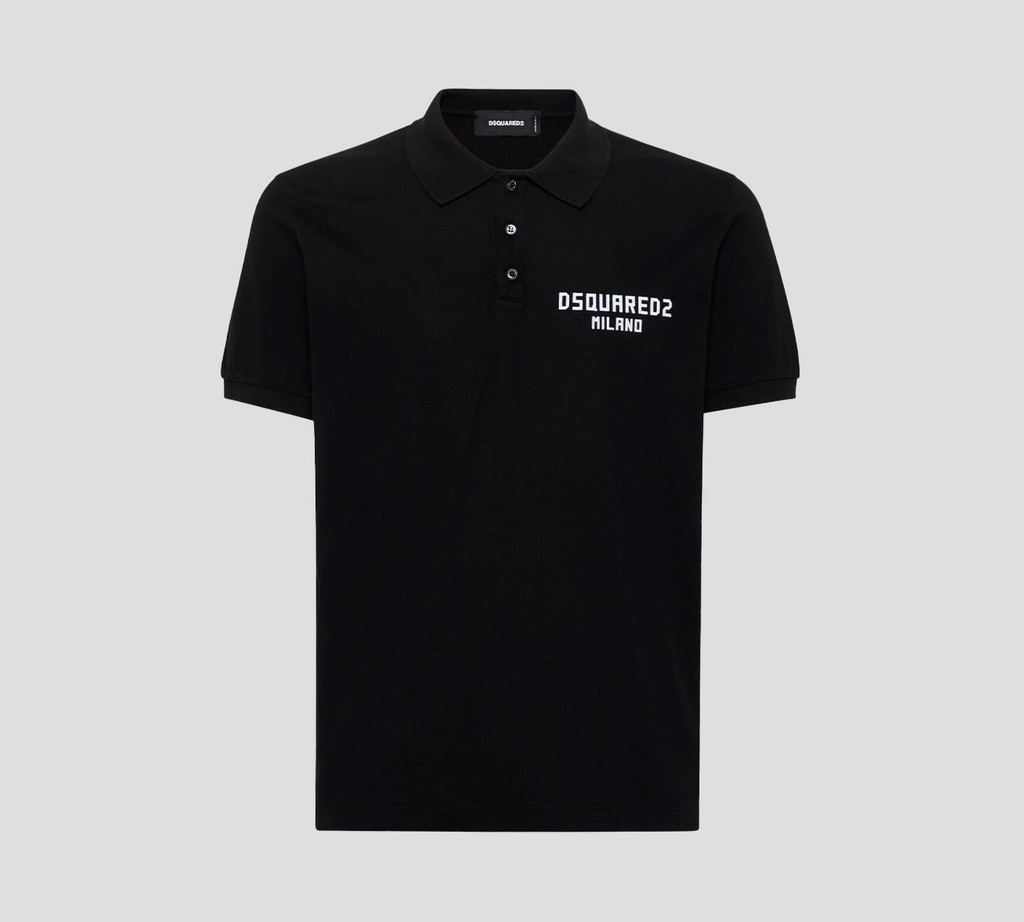 Dsquared2 - POLO CLÁSICA EN PUNTO PIQUÉ CON LOGO