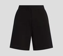 Dsquared2 - SHORT BERMUDA NEGRO DEPORTIVO CON LOGO SOBRE PARTE TRASERA