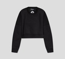 Dsquared2 - SWEATER ICON NEGRO CUELLO REDONDO CON LOGO EN RELIEVE
