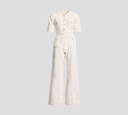 Elie Saab - JUMPSUIT TWEED CON BOLSILLOS FRONTALES