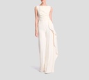 Elie Saab - JUMPSUIT SIN MANGAS CON DRAPEADO ASIMÉTRICO