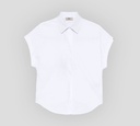 Herno - CAMISA BLANCA MANGA CORTA CORTE RECTO