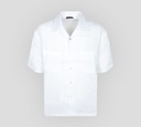 Herno - CAMISA MANGA CORTA DE LINO CON DOBLE BOLSILLO FRONTAL