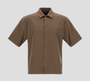Herno - CAMISA MANGA CORTA EN TELA TEXTURIZADA CON BOLSILLO FRONTAL