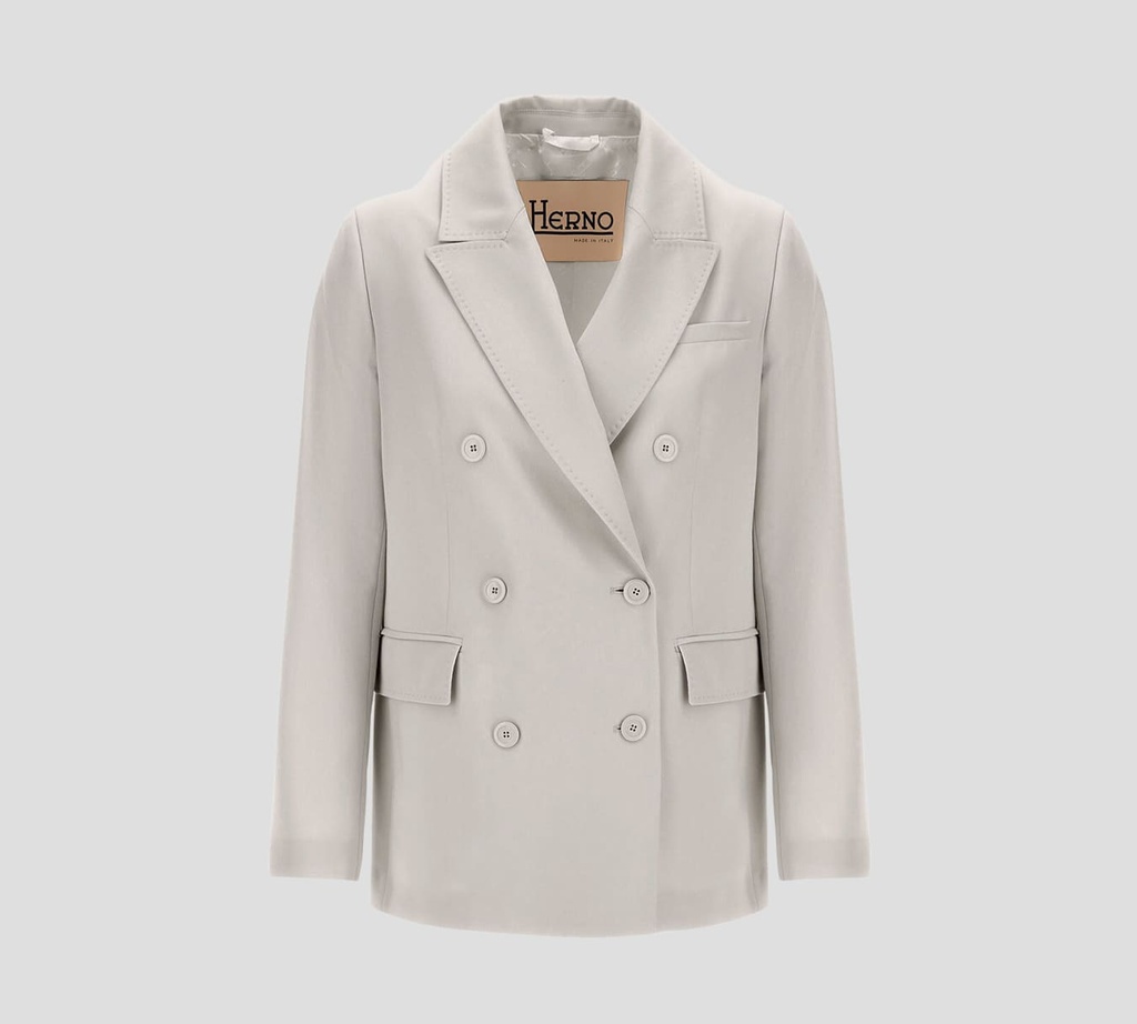 Herno - BLAZER A 6 BOTONES CON COSTURA NOTABLE SOBRE SOLAPA