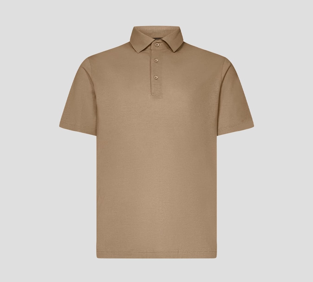 Herno - POLO BÁSICA EN PUNTO JERSEY UNICOLOR