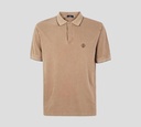 Herno - POLO EN PUNTO PIQUÉ CON LOGO ROMBOIDE BORDADO SOBRE EL PECHO