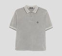 Herno - POLO EN PUNTO PIQUÉ CON LOGO ROMBOIDE BORDADO SOBRE EL PECHO