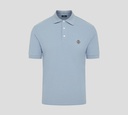 Herno - POLO EN PUNTO PIQUÉ CON LOGO ROMBOIDE BORDADO SOBRE EL PECHO