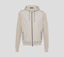 Herno - SWEATER EN TELA AFELPADA Y MICROPERFORDA CON HOODIE