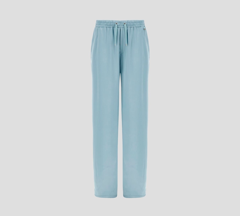 Herno - PANTALÓN DE SEDA CON LIGA AJUSTABLE A LA CINTURA