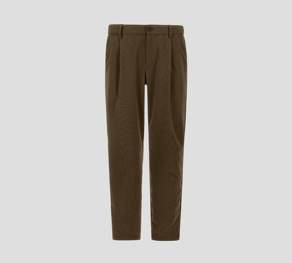 Herno - PANTALONES DE CRESGUES DE VIDOR CON DOBLE BOLSILLO Y CINTURA ELÁSTICA TRASERA