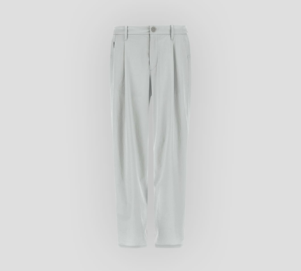 Herno - PANTALÓN STRETCH DE PINZA CON DOBLE BOLSILLO Y CINTURA ELÁSTICA EN LA ESPALDA