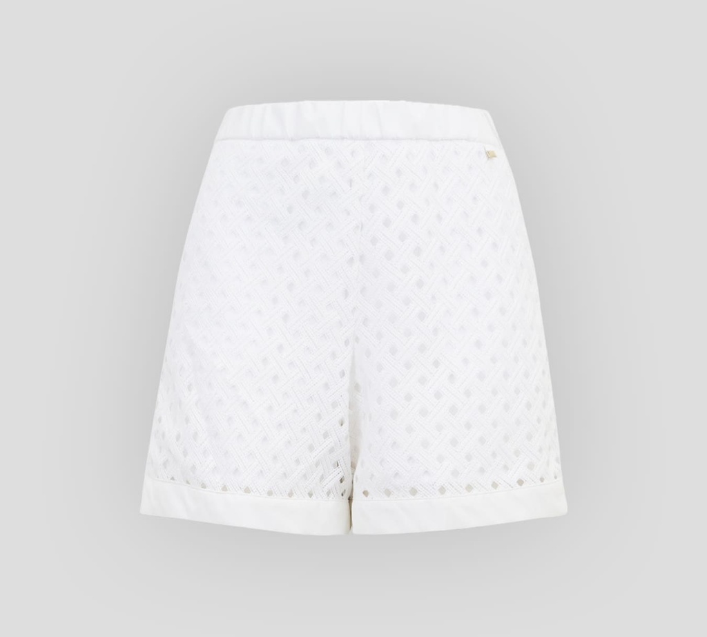 Herno - SHORT CORTE ALTO CON BANDA ELÁSTICA Y TELA DE ENCAJE