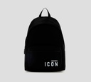Dsquared2 Icon - MORRAL ICON NEGRO BRILLANTE CON DOBLE COMPARTIMIENTO