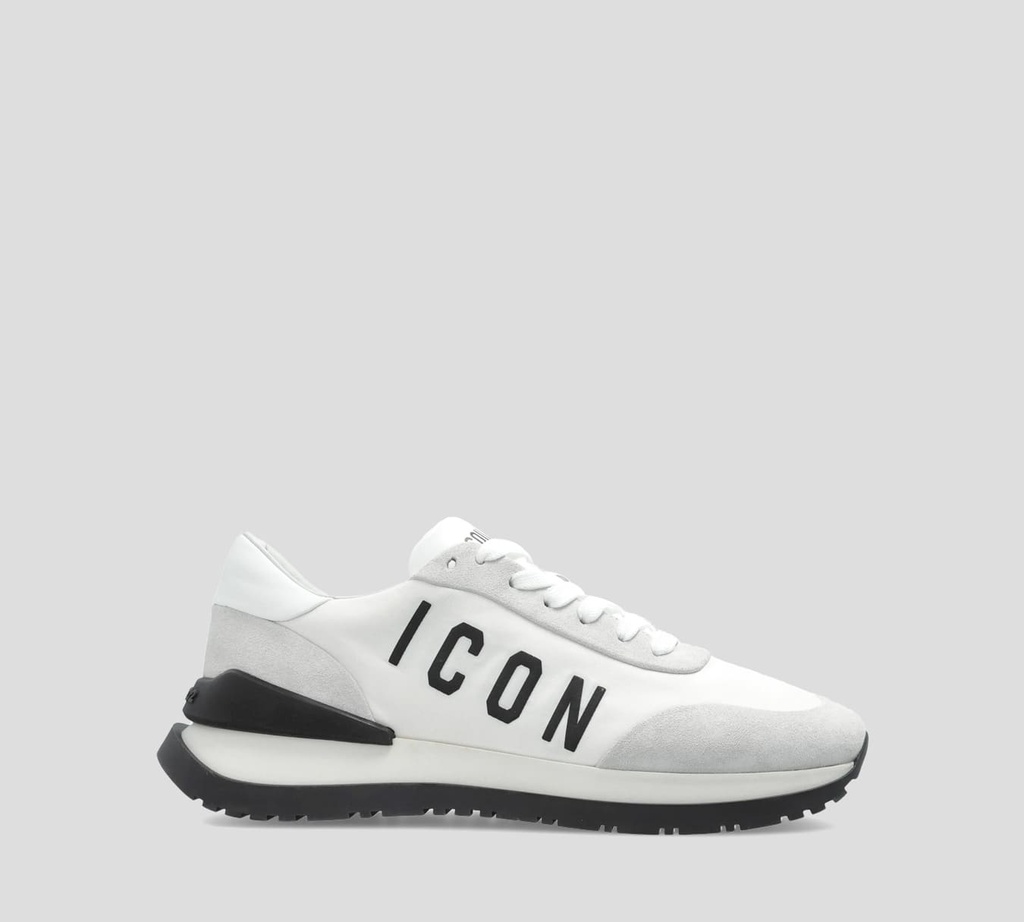 Dsquared2 Icon - SNEAKERS DEPORTIVOS ICON CON DETALLES EN TELA GAMUZADA