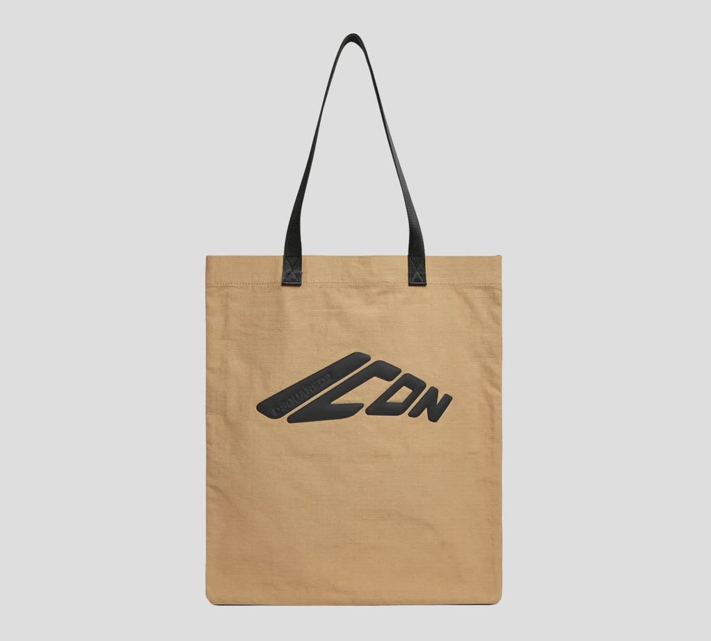 Dsquared2 Icon - SHOOPING BAG ICON CON LOGO EN GRABADO DE GOMA