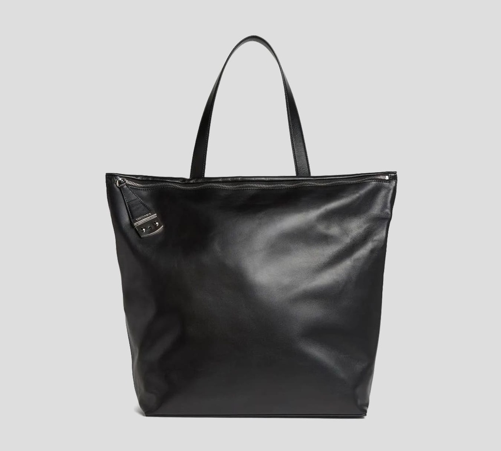 Dsquared2 Icon - CARTERA NEGRA GRANDE DE CUERO CON CANDADO