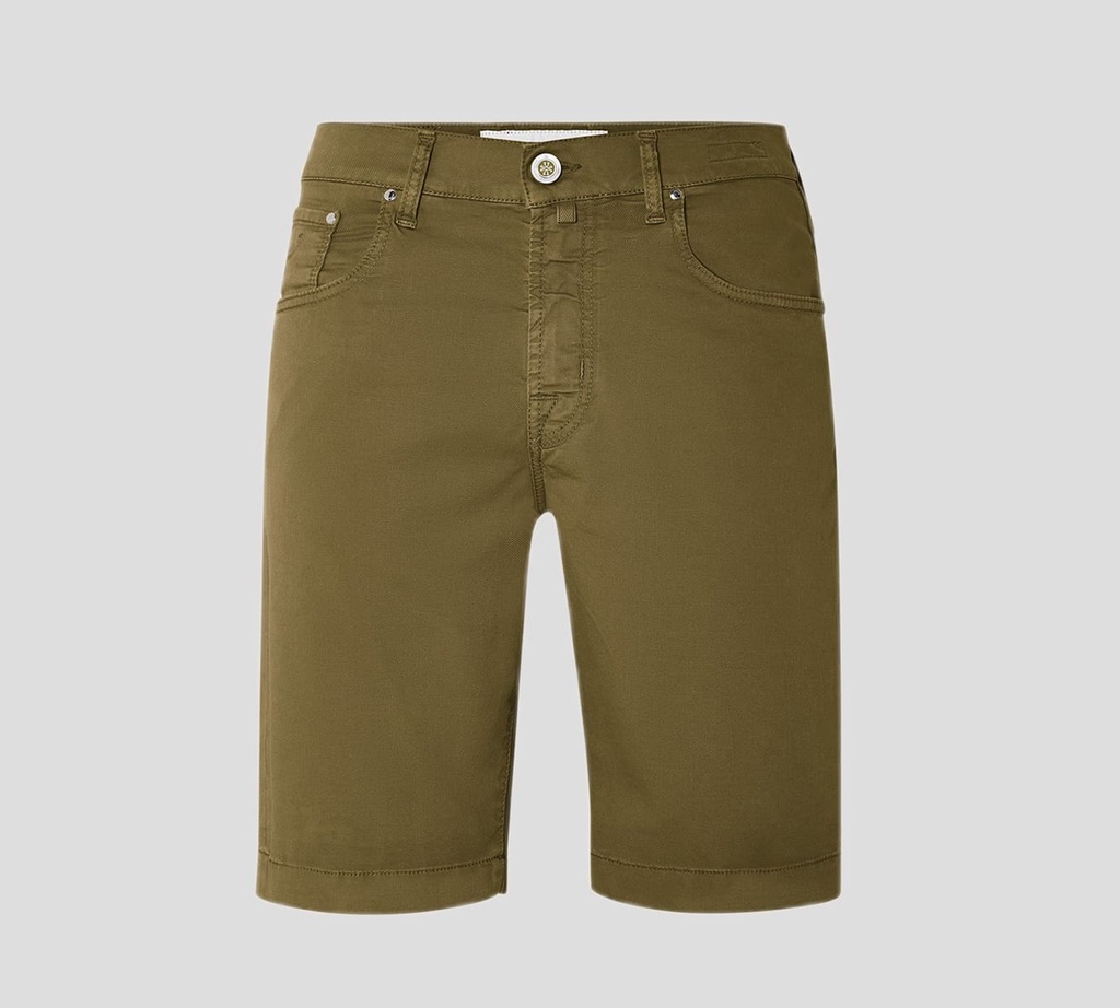 Jacob Cohen - BERMUDA DE GABARDINA CON PAÑUELO