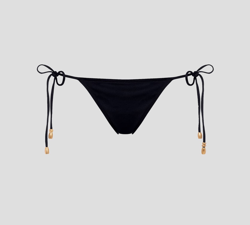 Eres - PANTY DE TRAJE DE BAÑO AJUSTABLE A LOS LATERALES CON DETALLES DORADOS
