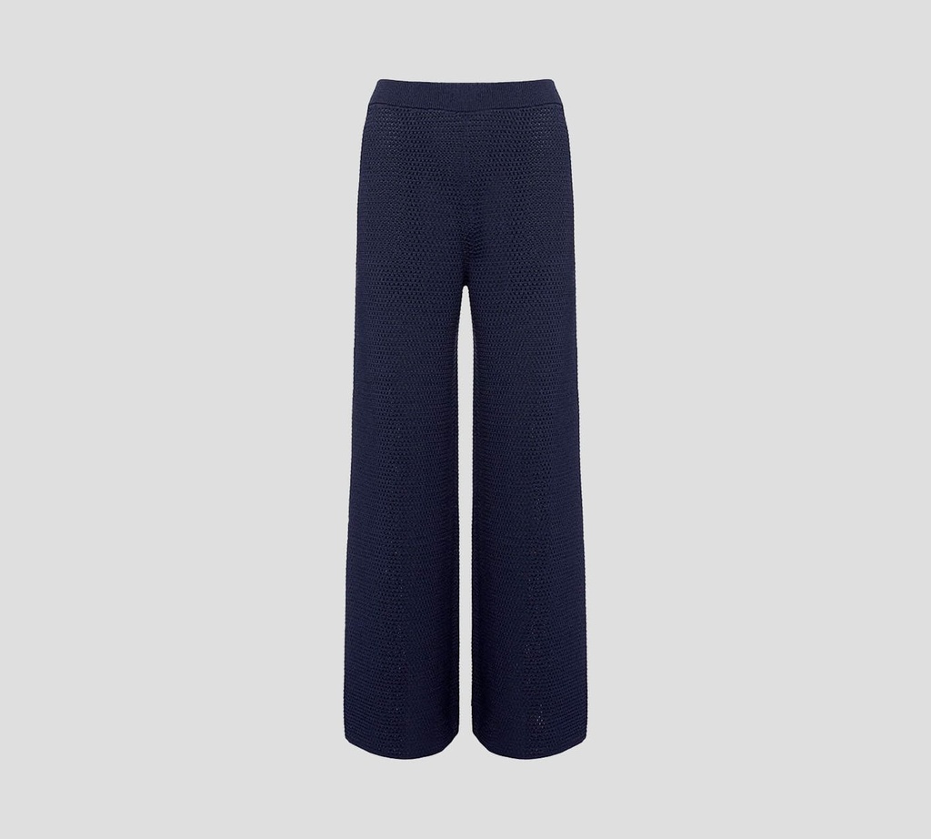 Eres - PANTALÓN DE TEJIDO ABIERTO CORTE RECTO Y ALTO