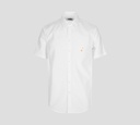 Moschino - CAMISA MANGA CORTA CON BORDADO DE GANZO