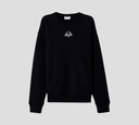 Moschino - SWEATER CLÁSICO CUELLO REDONDO CON DETALLE PEQUEÑO BORDADO EN EL PECHO