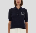 Moschino - POLO DE PUNTO CON DETALLE BORDADO