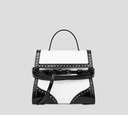 Moschino - CARTERA DE MANO PEQUEÑA TIE ME EN PIEL CEPILLADA