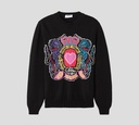Moschino - SWEATER DE PUNTO CON PATRÓN DE HOUSE OF FRANCO